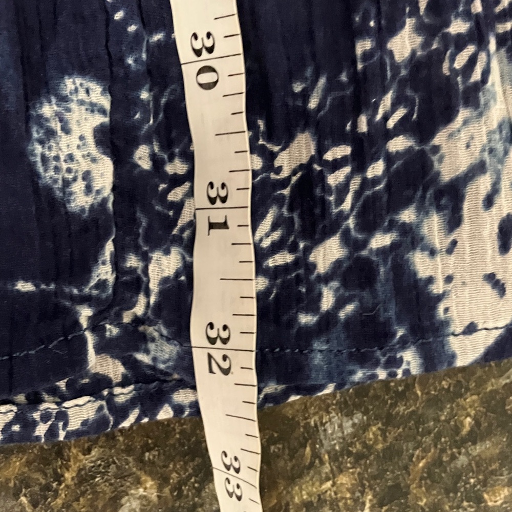 3/$15 ❤️ chaps tiered peasant skirt elastic waist xl 16 - Picture 5 of 8
